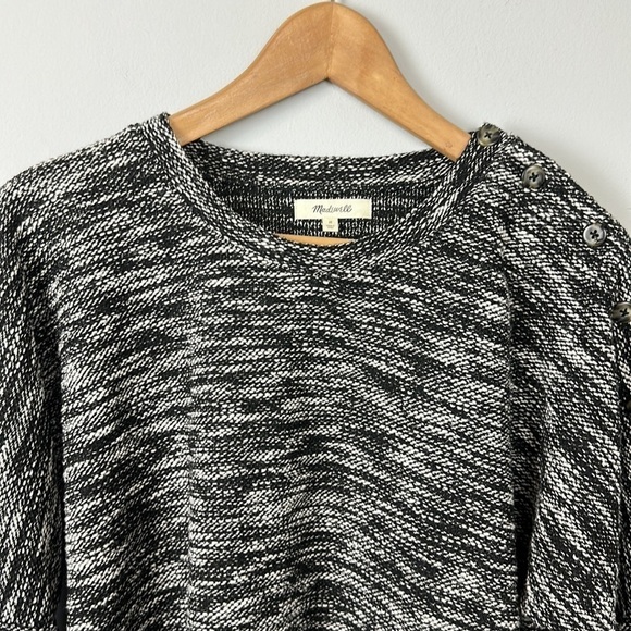 Madewell Button Shoulder Wide Sleeve Top - Picture 7 of 13